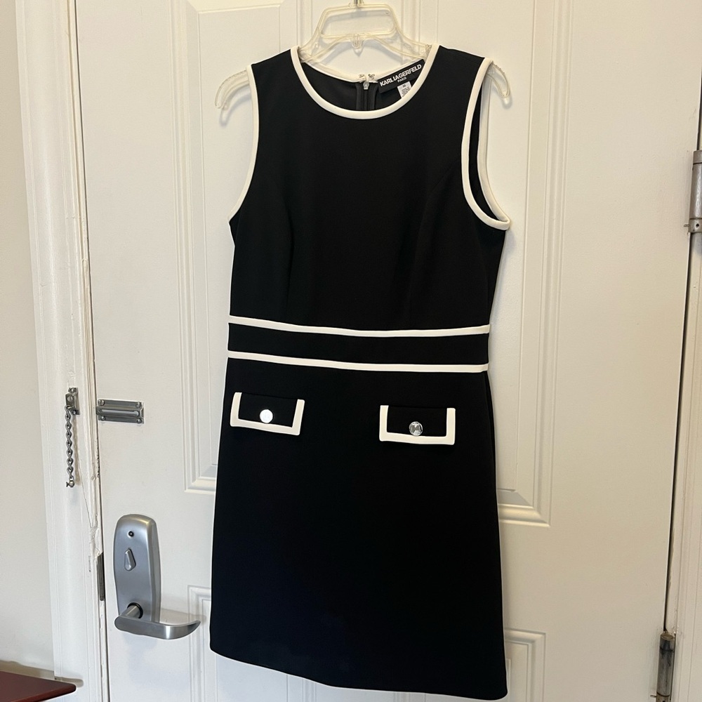 Karl Lagerfeld Black and White Dress - Picture 5 of 5